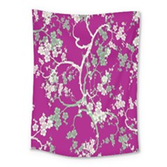 Floral Pattern Background Medium Tapestry