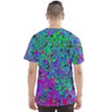 Green Purple Pink Background Men s Sport Mesh Tee View2