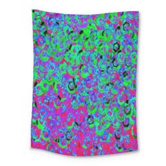 Green Purple Pink Background Medium Tapestry