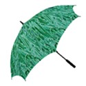 Green Background Pattern Golf Umbrellas View2