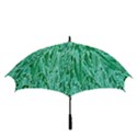 Green Background Pattern Golf Umbrellas View3