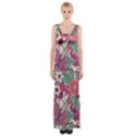 Seamless Floral Pattern Background Maxi Thigh Split Dress View1