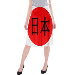 Japan Japanese Rising Sun Culture Midi Beach Skirt