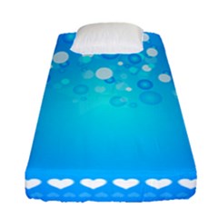 Blue Dot Star Fitted Sheet (single Size)