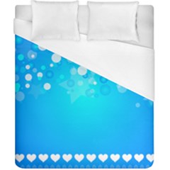 Blue Dot Star Duvet Cover (california King Size)