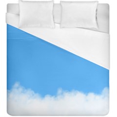 Blue Sky Clouds Day Duvet Cover (king Size)