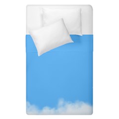 Blue Sky Clouds Day Duvet Cover Double Side (single Size) by Simbadda