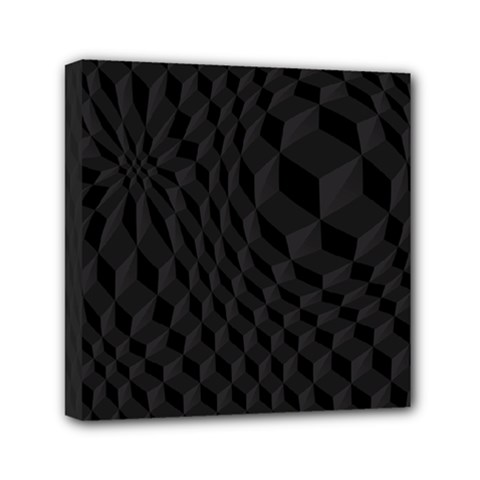 Pattern Dark Texture Background Mini Canvas 6  X 6 