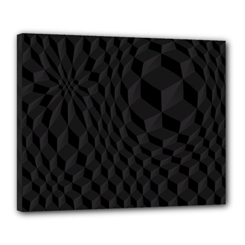 Pattern Dark Texture Background Canvas 20  X 16 