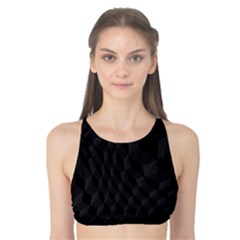 Pattern Dark Texture Background Tank Bikini Top