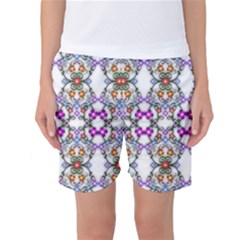 Floral Ornament Baby Girl Design Women s Basketball Shorts by Simbadda