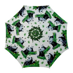 Cute Panda Cartoon Golf Umbrellas