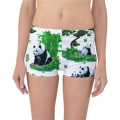 Cute Panda Cartoon Reversible Bikini Bottoms by Simbadda