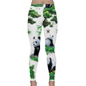 Cute Panda Cartoon Classic Yoga Leggings View1