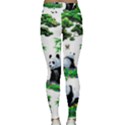 Cute Panda Cartoon Classic Yoga Leggings View2