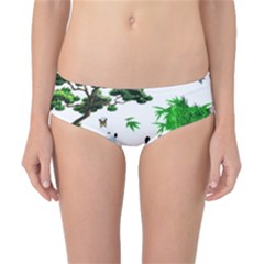 Cute Panda Cartoon Classic Bikini Bottoms by Simbadda