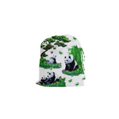 Cute Panda Cartoon Drawstring Pouches (xs) 