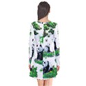 Cute Panda Cartoon Flare Dress View2