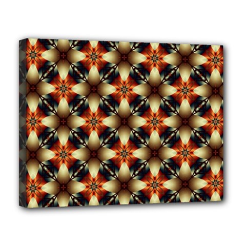 Kaleidoscope Image Background Canvas 14  X 11 