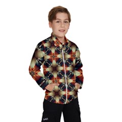 Kaleidoscope Image Background Wind Breaker (kids)