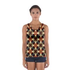 Kaleidoscope Image Background Women s Sport Tank Top 