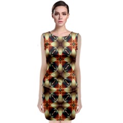 Kaleidoscope Image Background Classic Sleeveless Midi Dress