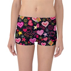 Love Hearts Sweet Vector Reversible Bikini Bottoms