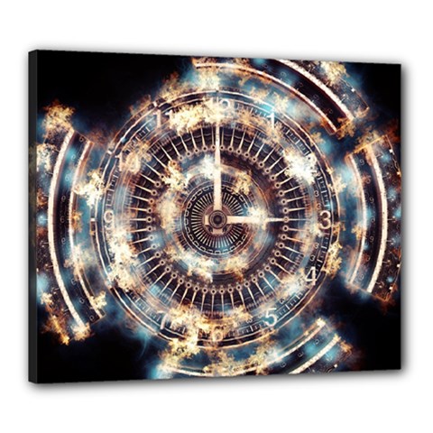 Science Fiction Background Fantasy Canvas 24  X 20  by Simbadda