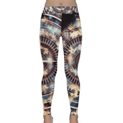 Science Fiction Background Fantasy Classic Yoga Leggings