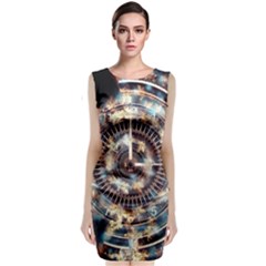 Science Fiction Background Fantasy Classic Sleeveless Midi Dress