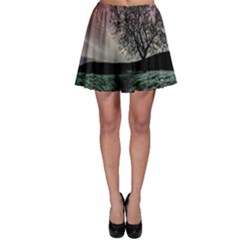 Sky Landscape Nature Clouds Skater Skirt