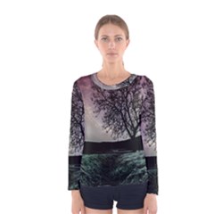 Sky Landscape Nature Clouds Women s Long Sleeve Tee