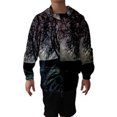 Sky Landscape Nature Clouds Hooded Wind Breaker (kids)