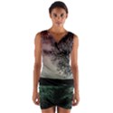 Sky Landscape Nature Clouds Wrap Front Bodycon Dress View1