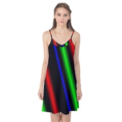 Multi Color Neon Background Camis Nightgown