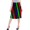 Multi Color Neon Background Midi Beach Skirt View1