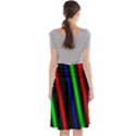 Multi Color Neon Background Midi Beach Skirt View2