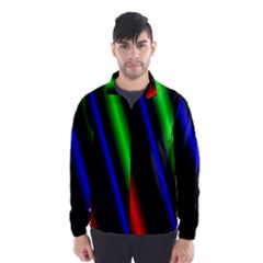 Multi Color Neon Background Wind Breaker (men)