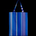 Color Stripes Blue White Pattern Zipper Classic Tote Bag View2