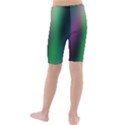 Course Gradient Color Pattern Kids  Mid Length Swim Shorts View2