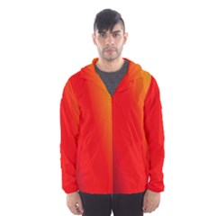 Multi Color Pattern Background Hooded Wind Breaker (men)