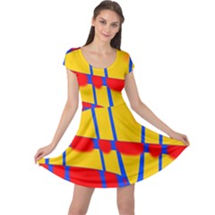 Graphic Design Graphic Design Cap Sleeve Dresses