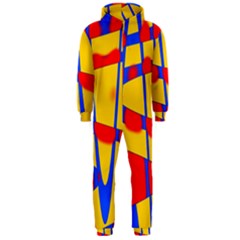 Graphic Design Graphic Design Hooded Jumpsuit (men)  by Simbadda