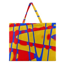 Graphic Design Graphic Design Zipper Large Tote Bag