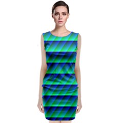 Background Texture Structure Color Classic Sleeveless Midi Dress by Simbadda