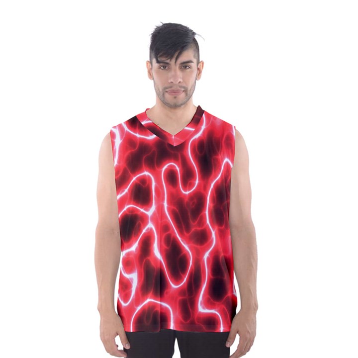 Pattern Background Abstract Men s Basketball Tank Top