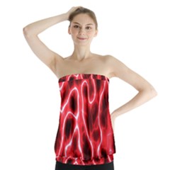 Pattern Background Abstract Strapless Top