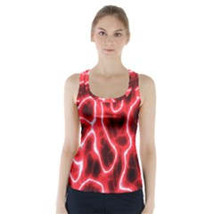 Pattern Background Abstract Racer Back Sports Top