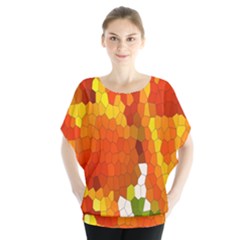 Mosaic Glass Colorful Color Blouse