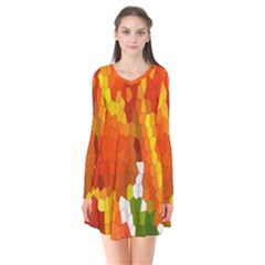 Mosaic Glass Colorful Color Flare Dress by Simbadda